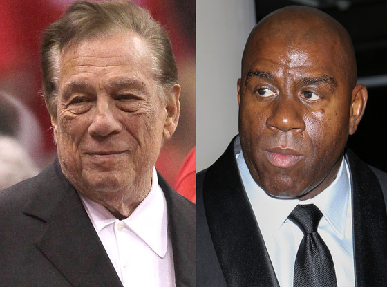 Donald Sterling, Magic Johnson Donald Sterling, Magic Johnson